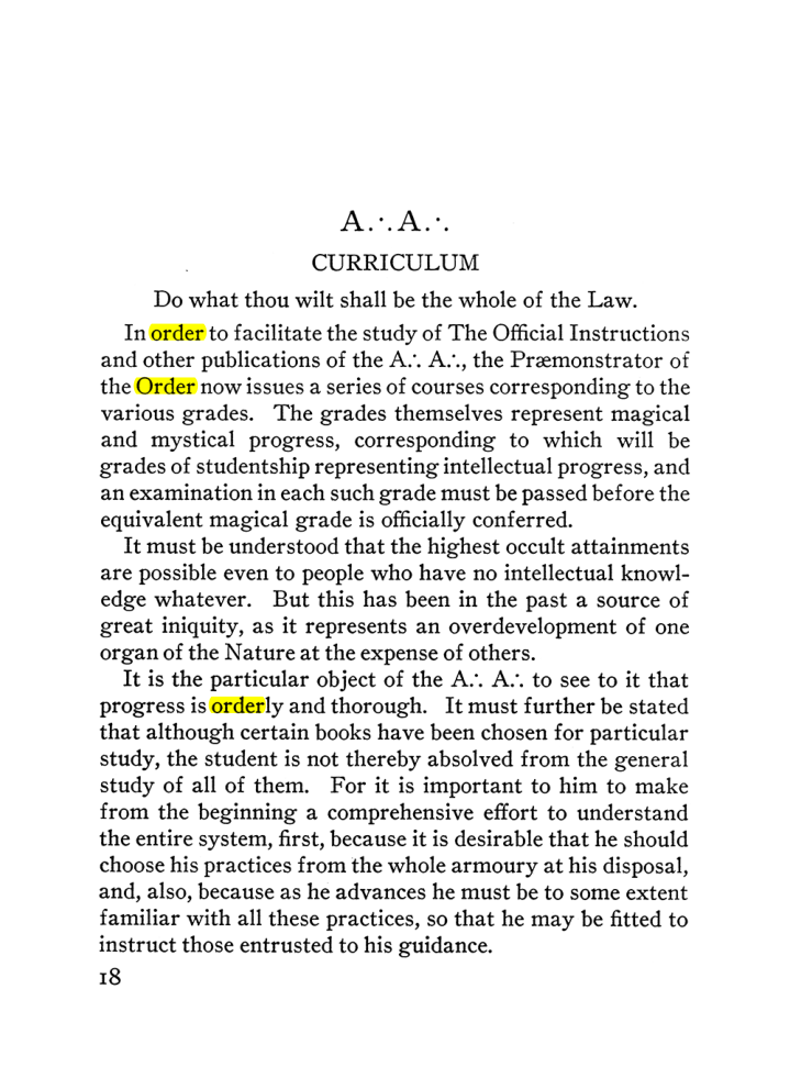Original scan of The Equinox (Volume III, Number I), PDF page 24