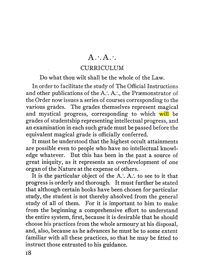 Original scan of The Equinox (Volume III, Number I), PDF page 24