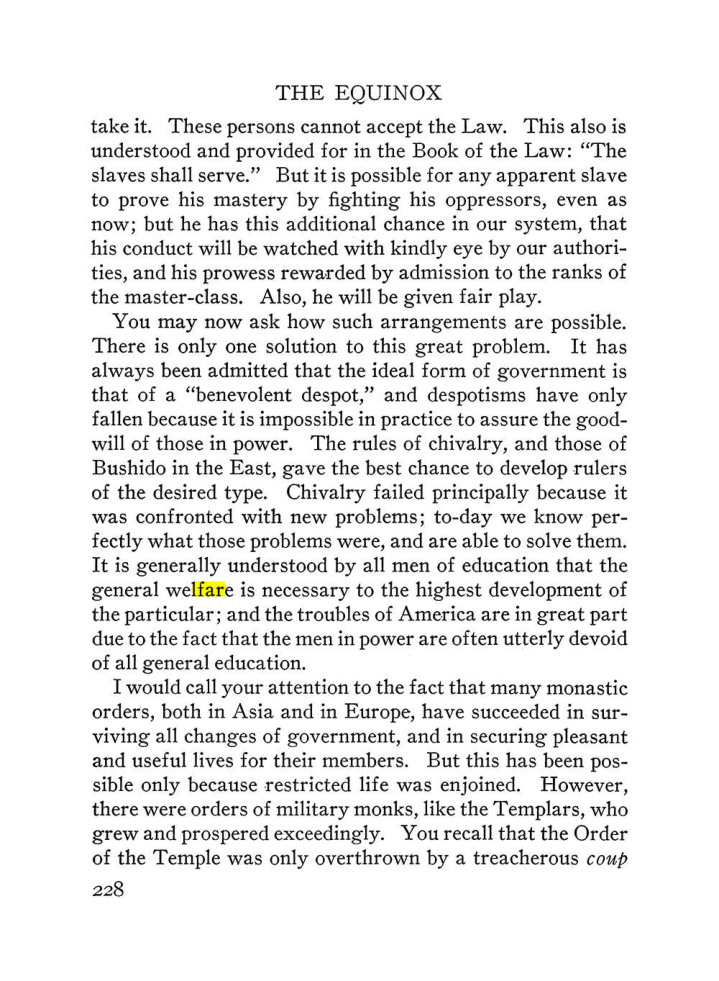 Original scan of The Equinox (Volume III, Number I), PDF page 242