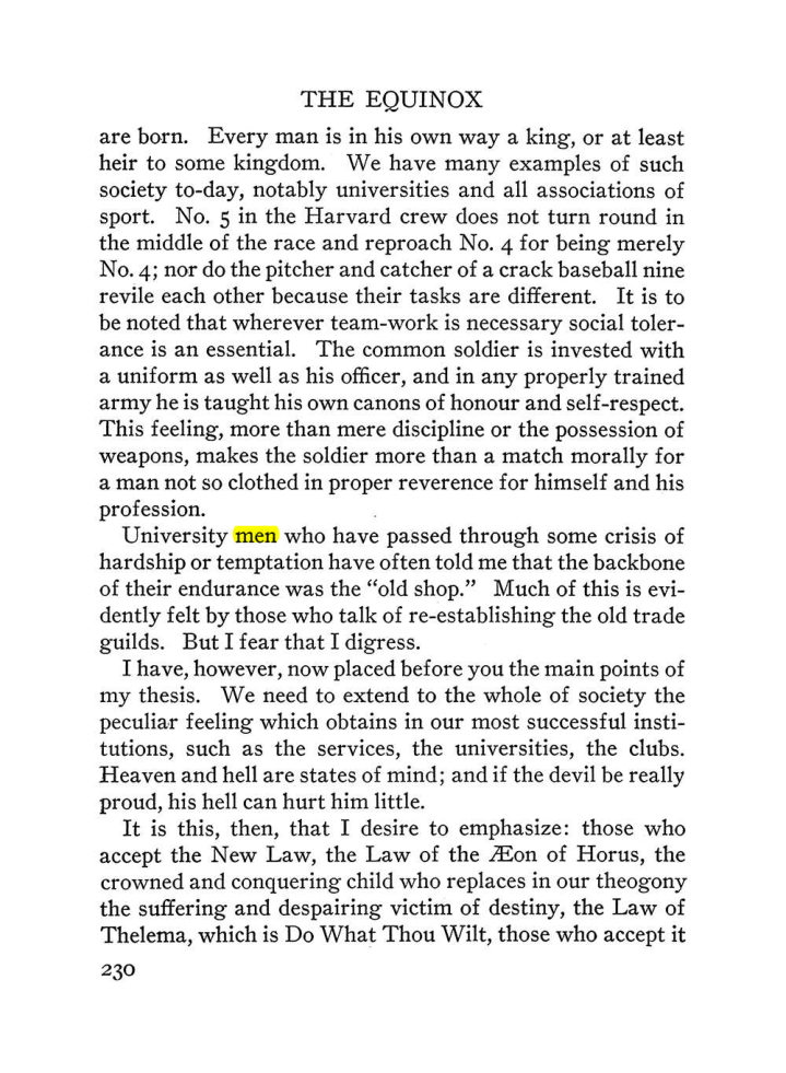 Original scan of The Equinox (Volume III, Number I), PDF page 244