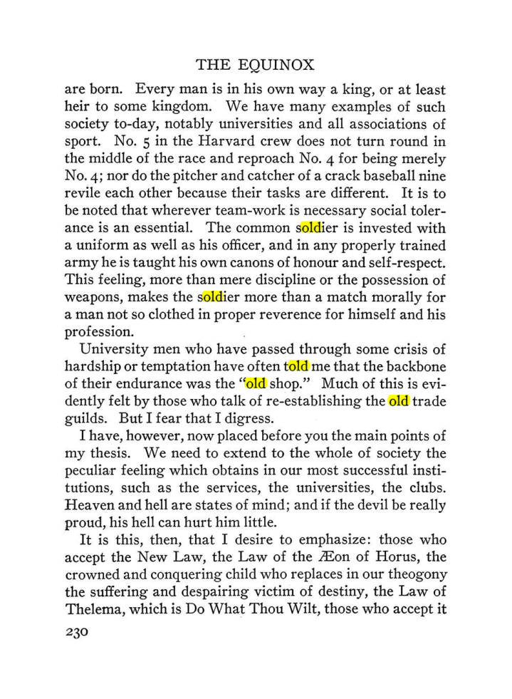 Original scan of The Equinox (Volume III, Number I), PDF page 244