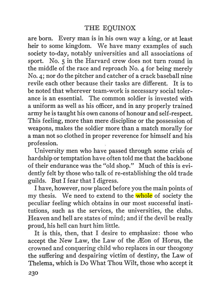 Original scan of The Equinox (Volume III, Number I), PDF page 244