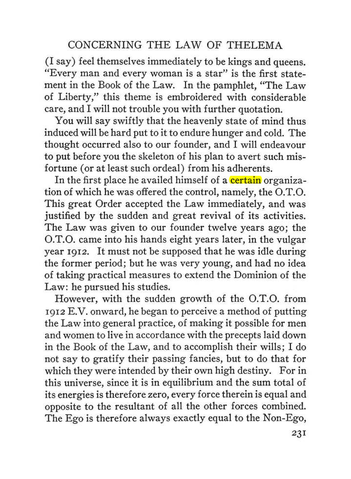 Original scan of The Equinox (Volume III, Number I), PDF page 245