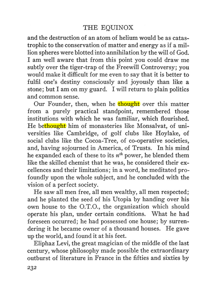 Original scan of The Equinox (Volume III, Number I), PDF page 246