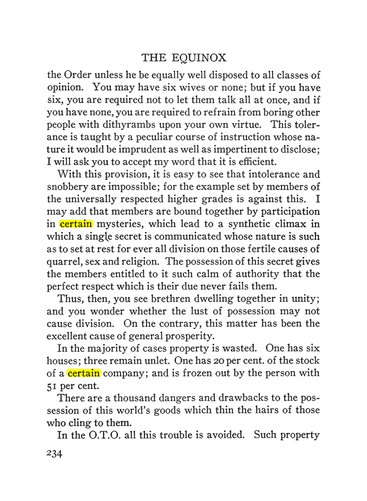 Original scan of The Equinox (Volume III, Number I), PDF page 248
