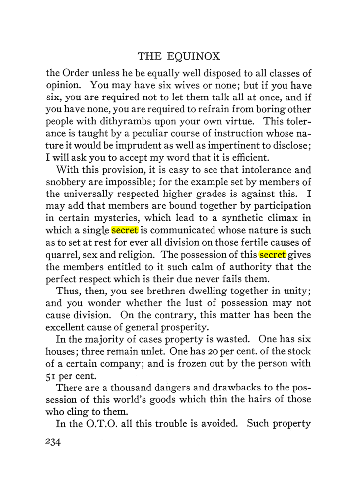 Original scan of The Equinox (Volume III, Number I), PDF page 248