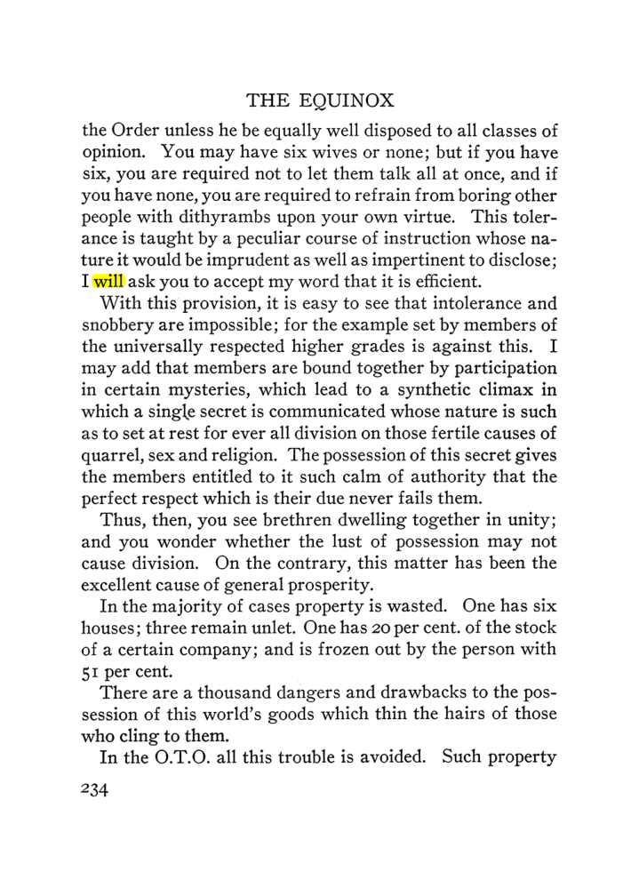 Original scan of The Equinox (Volume III, Number I), PDF page 248