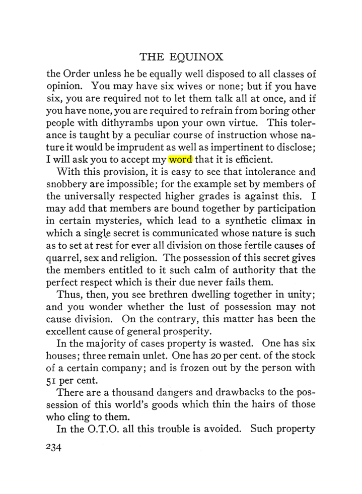 Original scan of The Equinox (Volume III, Number I), PDF page 248
