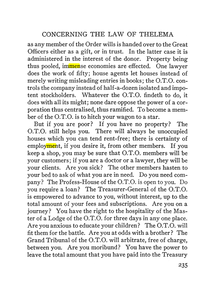 Original scan of The Equinox (Volume III, Number I), PDF page 249