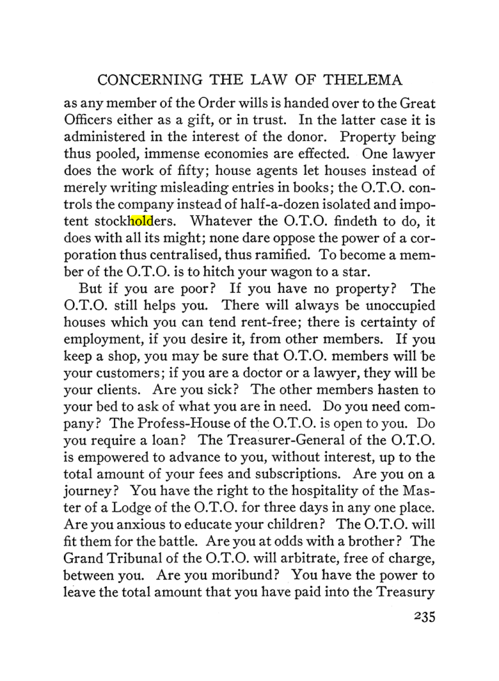 Original scan of The Equinox (Volume III, Number I), PDF page 249