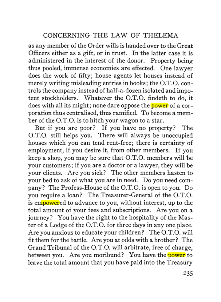 Original scan of The Equinox (Volume III, Number I), PDF page 249
