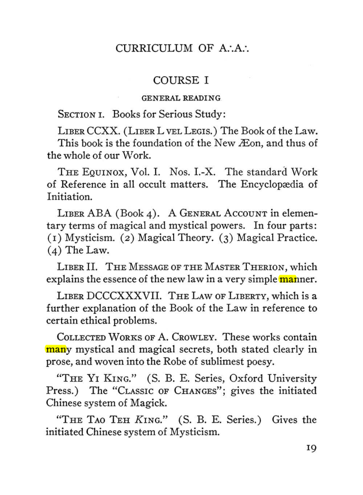 Original scan of The Equinox (Volume III, Number I), PDF page 25