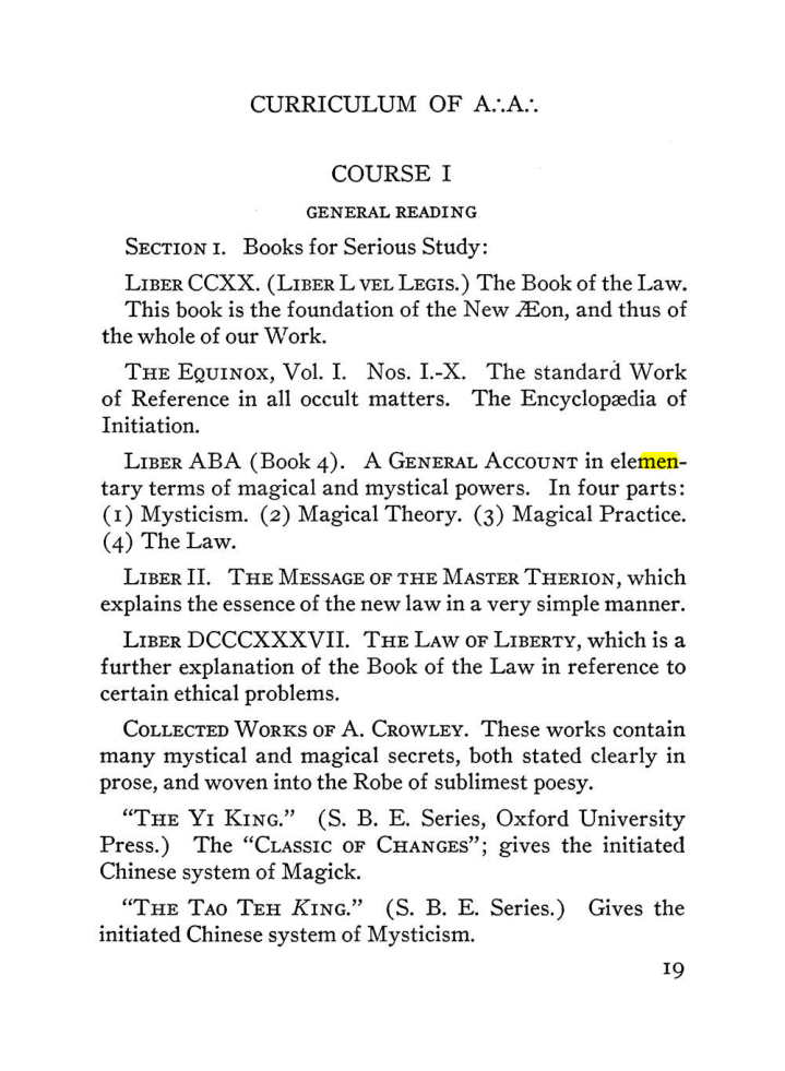 Original scan of The Equinox (Volume III, Number I), PDF page 25