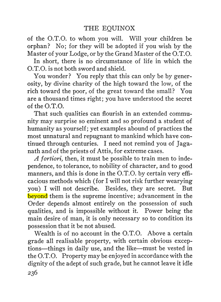 Original scan of The Equinox (Volume III, Number I), PDF page 250