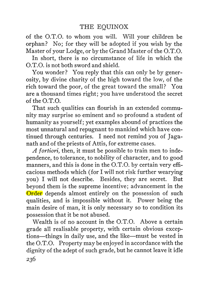 Original scan of The Equinox (Volume III, Number I), PDF page 250