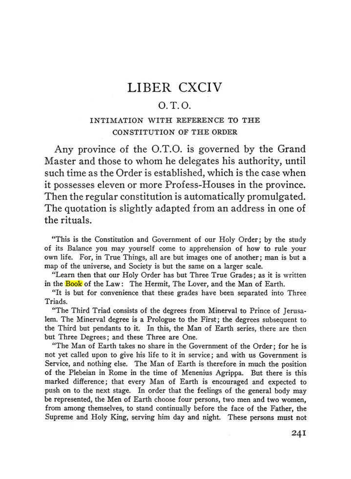 Original scan of The Equinox (Volume III, Number I), PDF page 255