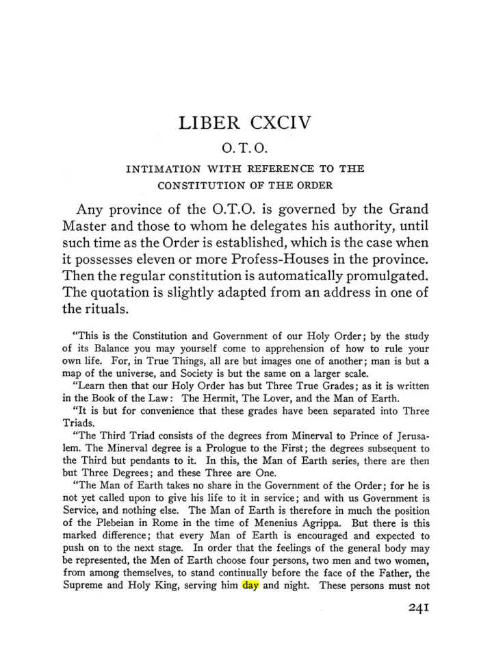 Original scan of The Equinox (Volume III, Number I), PDF page 255