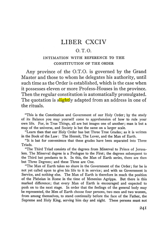 Original scan of The Equinox (Volume III, Number I), PDF page 255