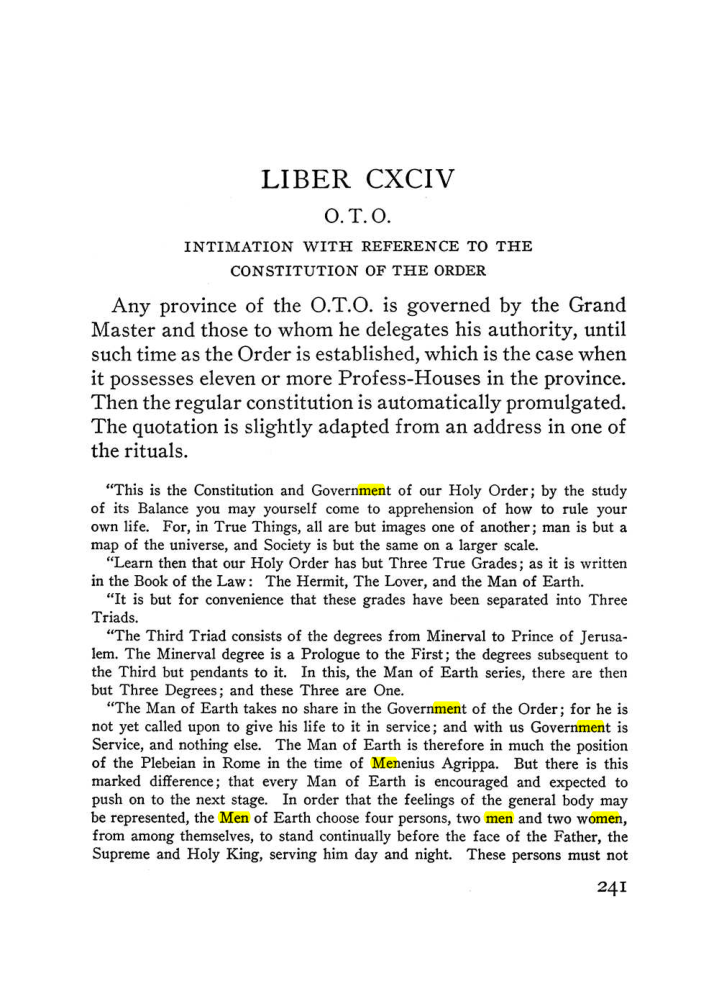 Original scan of The Equinox (Volume III, Number I), PDF page 255