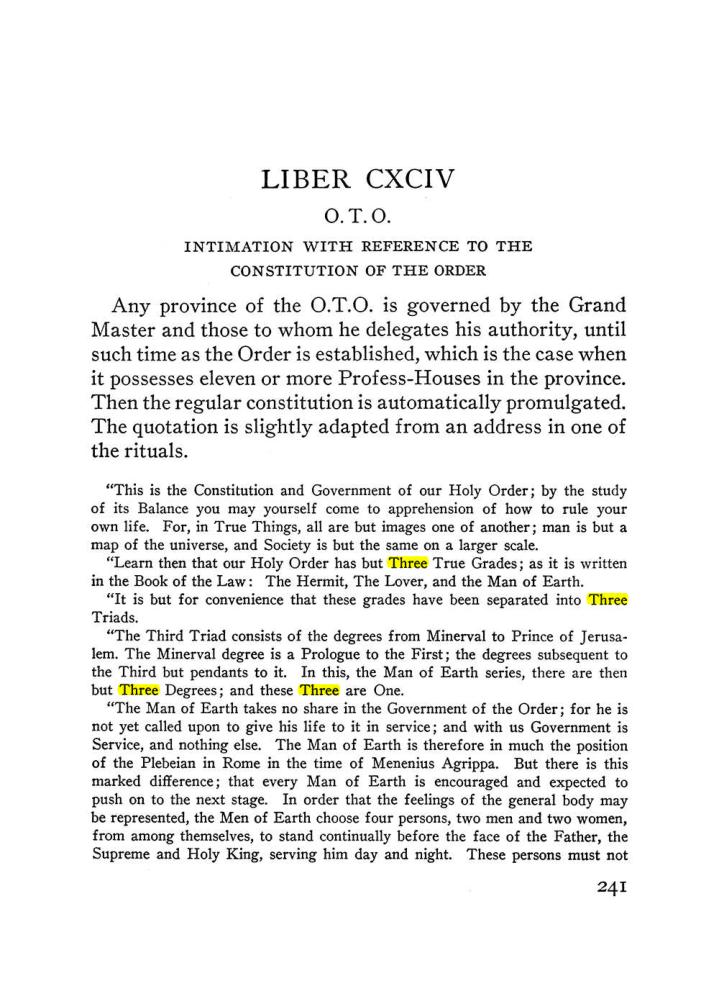 Original scan of The Equinox (Volume III, Number I), PDF page 255