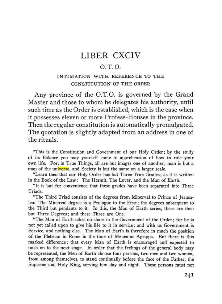 Original scan of The Equinox (Volume III, Number I), PDF page 255