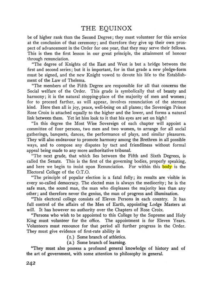 Original scan of The Equinox (Volume III, Number I), PDF page 256