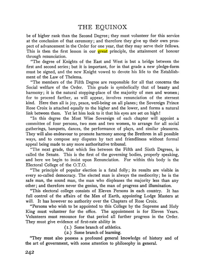 Original scan of The Equinox (Volume III, Number I), PDF page 256