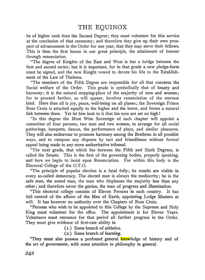 Original scan of The Equinox (Volume III, Number I), PDF page 256