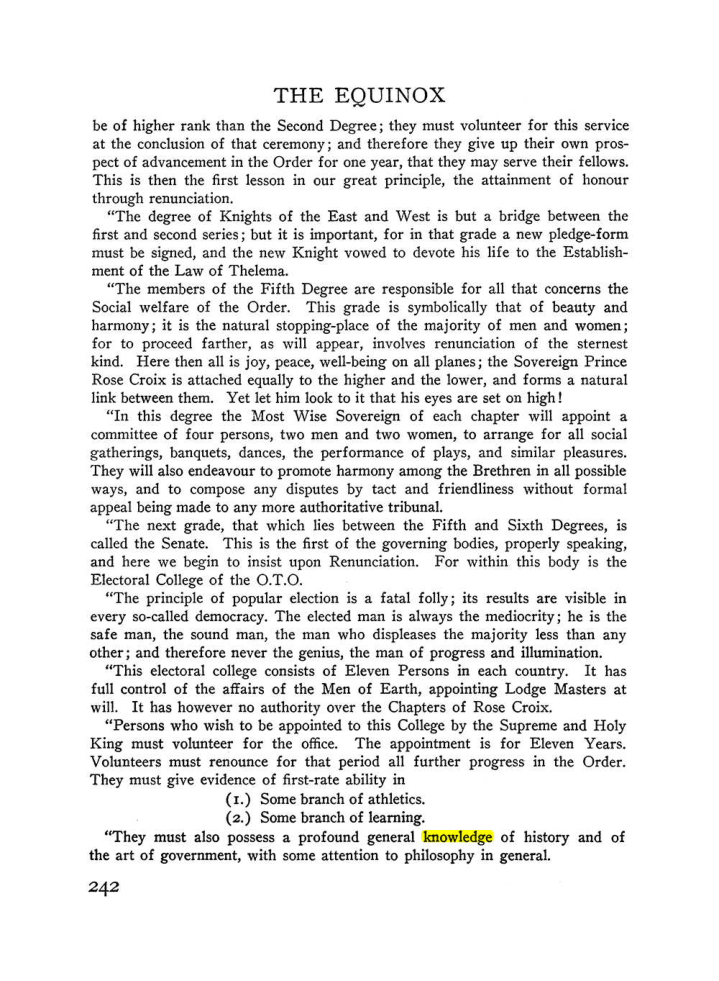 Original scan of The Equinox (Volume III, Number I), PDF page 256