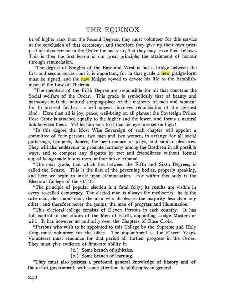 Original scan of The Equinox (Volume III, Number I), PDF page 256