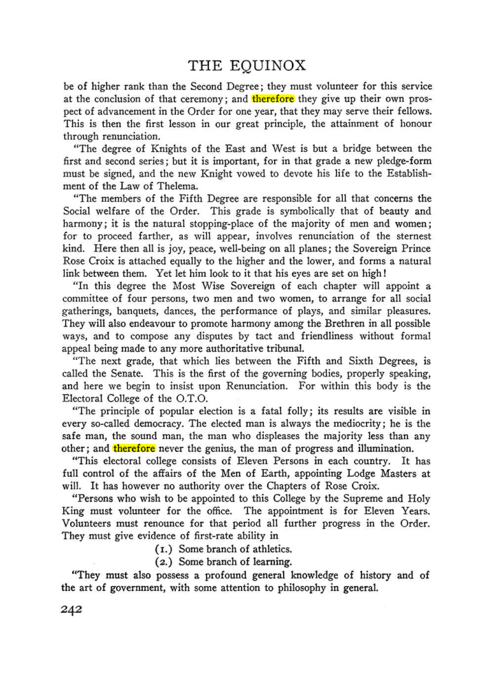 Original scan of The Equinox (Volume III, Number I), PDF page 256