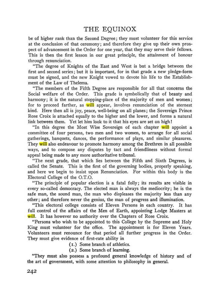 Original scan of The Equinox (Volume III, Number I), PDF page 256