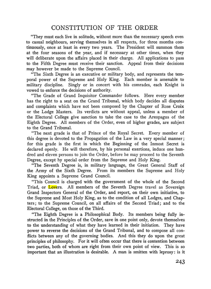 Original scan of The Equinox (Volume III, Number I), PDF page 257