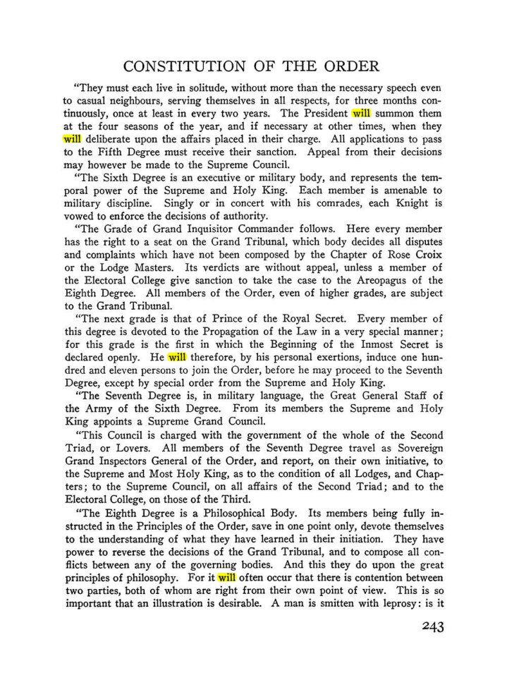 Original scan of The Equinox (Volume III, Number I), PDF page 257