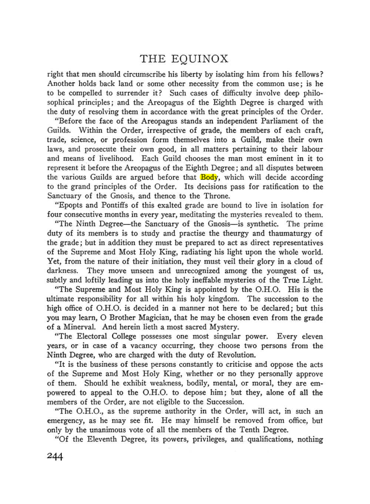 Original scan of The Equinox (Volume III, Number I), PDF page 258