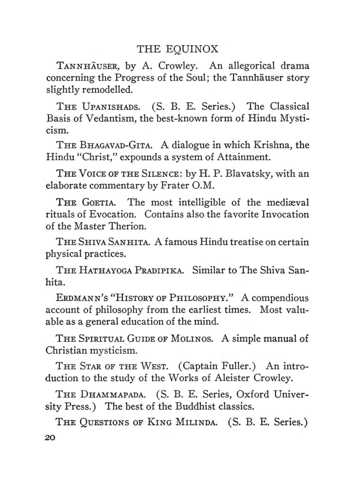 Original scan of The Equinox (Volume III, Number I), PDF page 26
