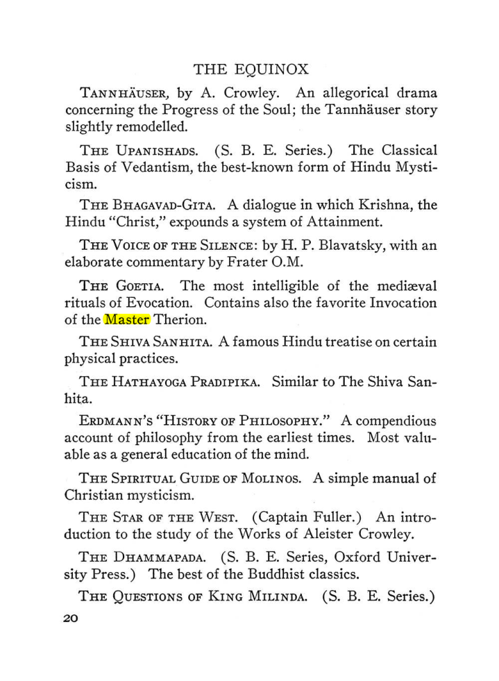 Original scan of The Equinox (Volume III, Number I), PDF page 26