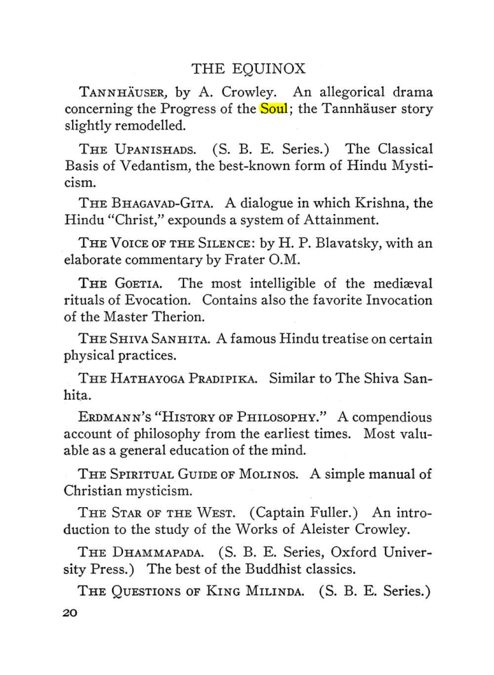 Original scan of The Equinox (Volume III, Number I), PDF page 26