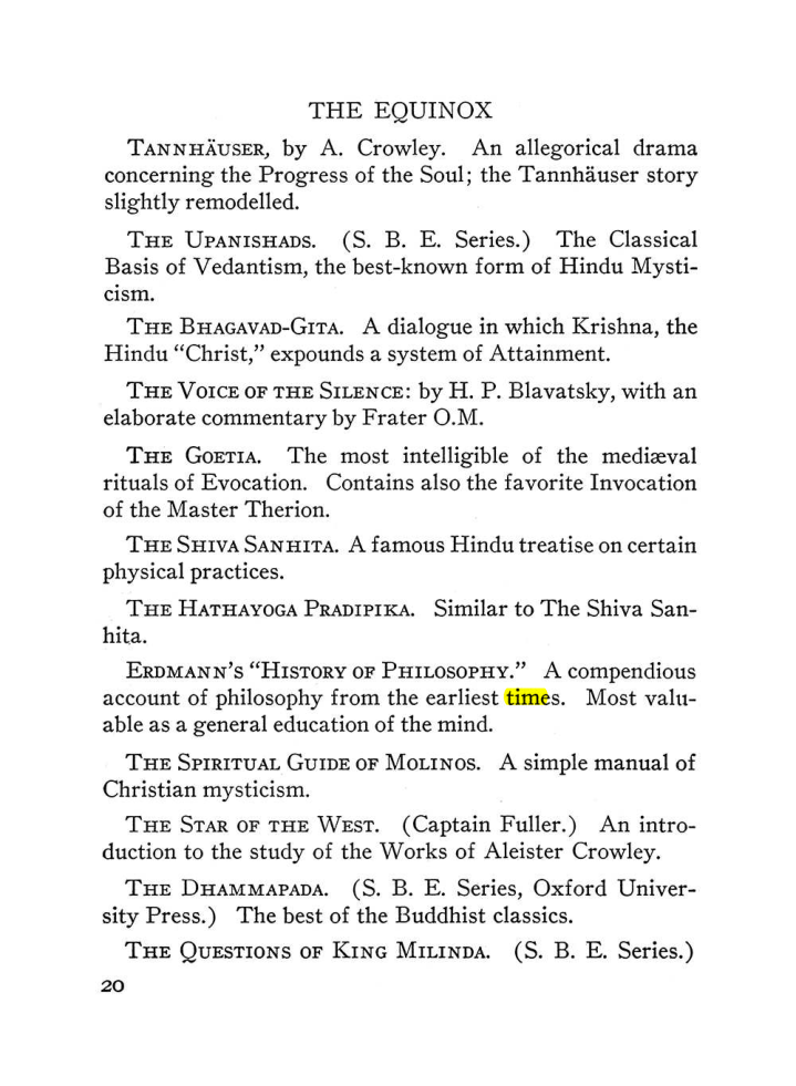 Original scan of The Equinox (Volume III, Number I), PDF page 26