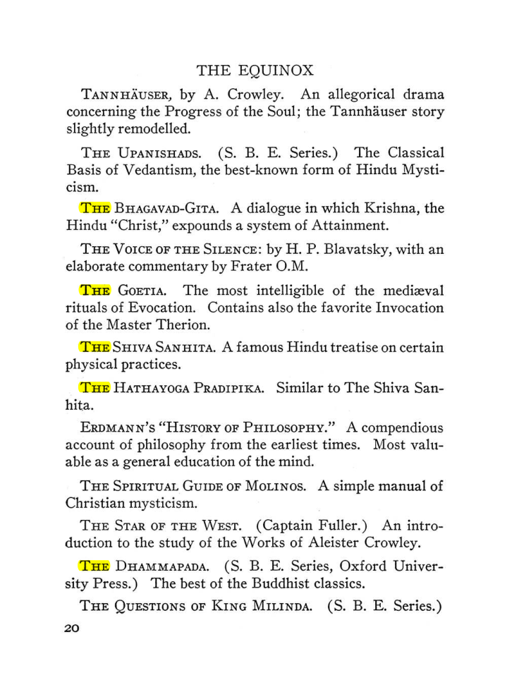 Original scan of The Equinox (Volume III, Number I), PDF page 26