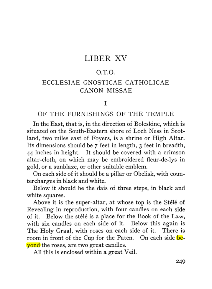 Original scan of The Equinox (Volume III, Number I), PDF page 263