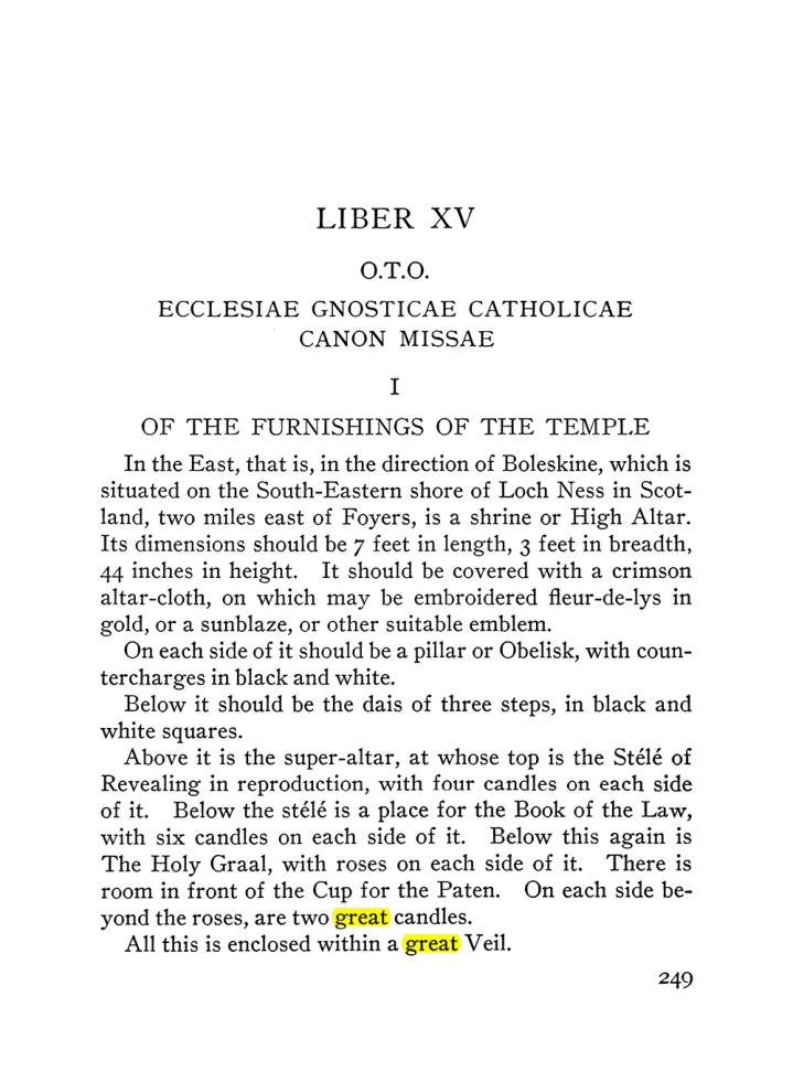 Original scan of The Equinox (Volume III, Number I), PDF page 263