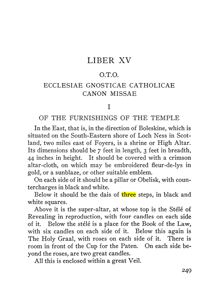Original scan of The Equinox (Volume III, Number I), PDF page 263