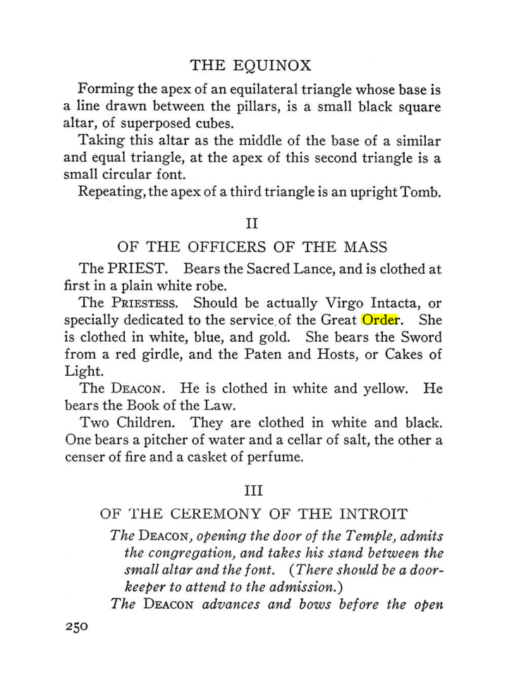 Original scan of The Equinox (Volume III, Number I), PDF page 264
