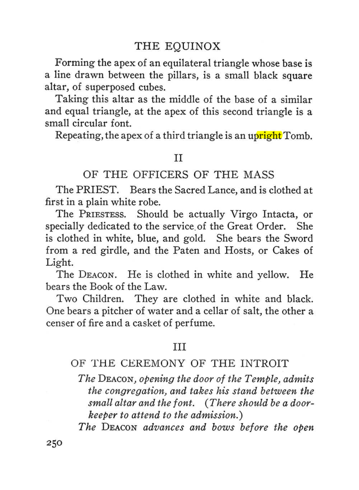 Original scan of The Equinox (Volume III, Number I), PDF page 264