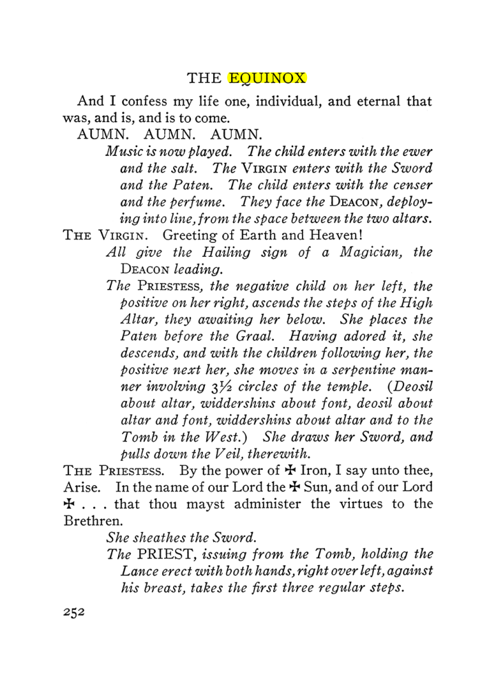 Original scan of The Equinox (Volume III, Number I), PDF page 266