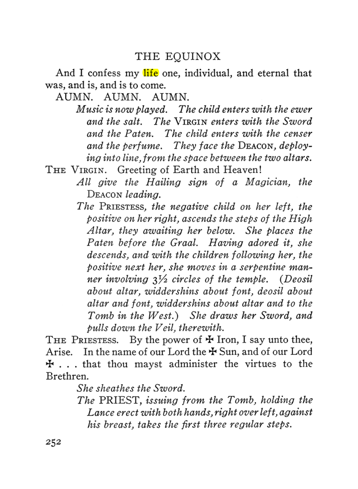 Original scan of The Equinox (Volume III, Number I), PDF page 266
