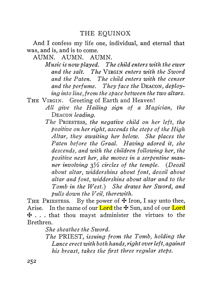 Original scan of The Equinox (Volume III, Number I), PDF page 266