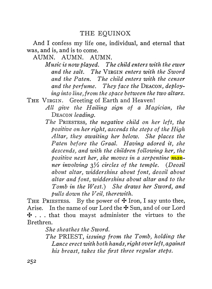 Original scan of The Equinox (Volume III, Number I), PDF page 266