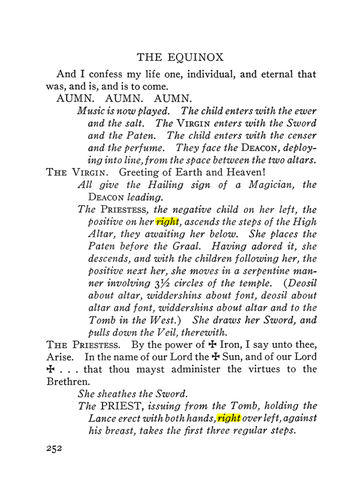 Original scan of The Equinox (Volume III, Number I), PDF page 266
